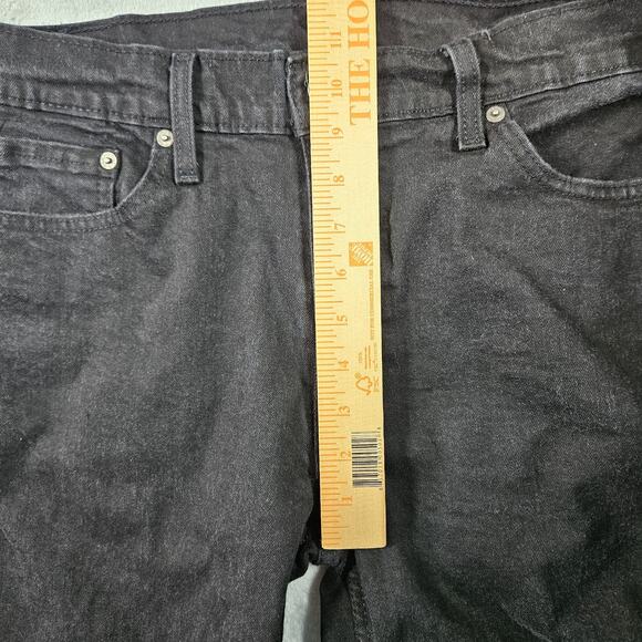 Levi's 511 Jeans Black Mens 36x30 Slim Straight Leg Denim Skater Measure 34x27.5 - Picture 11 of 13